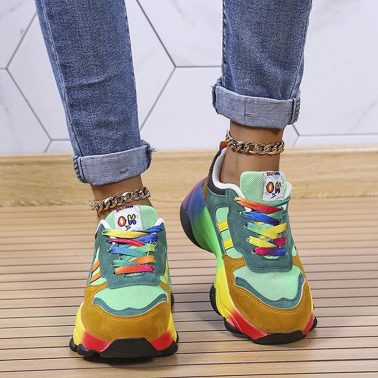 Chaussures orthopédiques colorées
