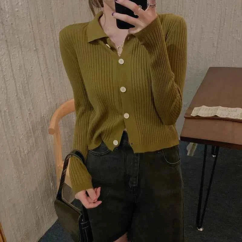 Cardigan polo élégant pour femme