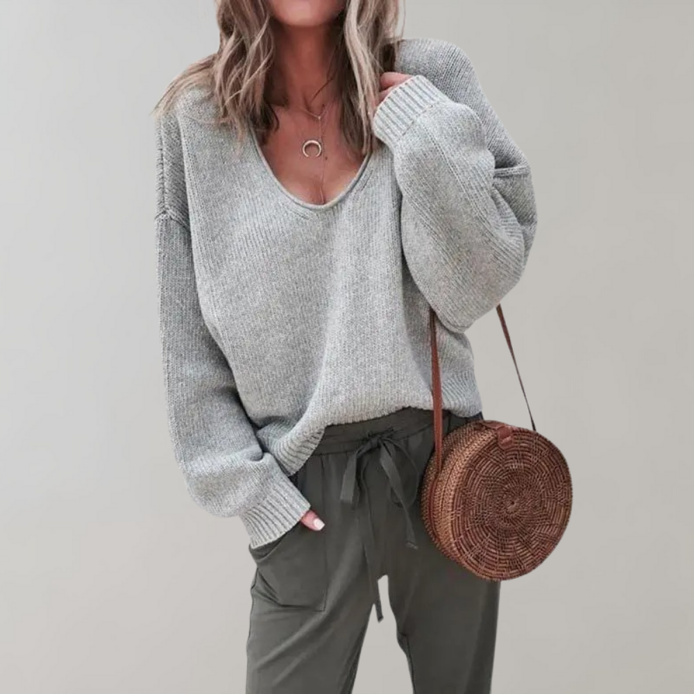 Pull en maille confortable femme Relax