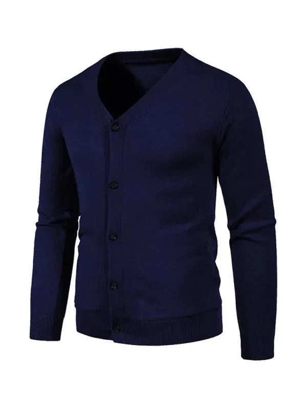 Cardigan élégant pour homme de couleur unie