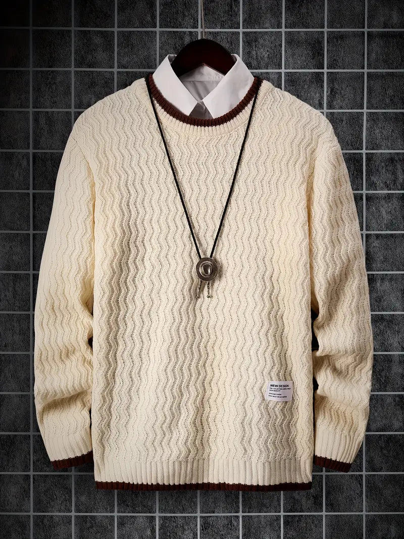 Pull décontracté homme coupe relaxed