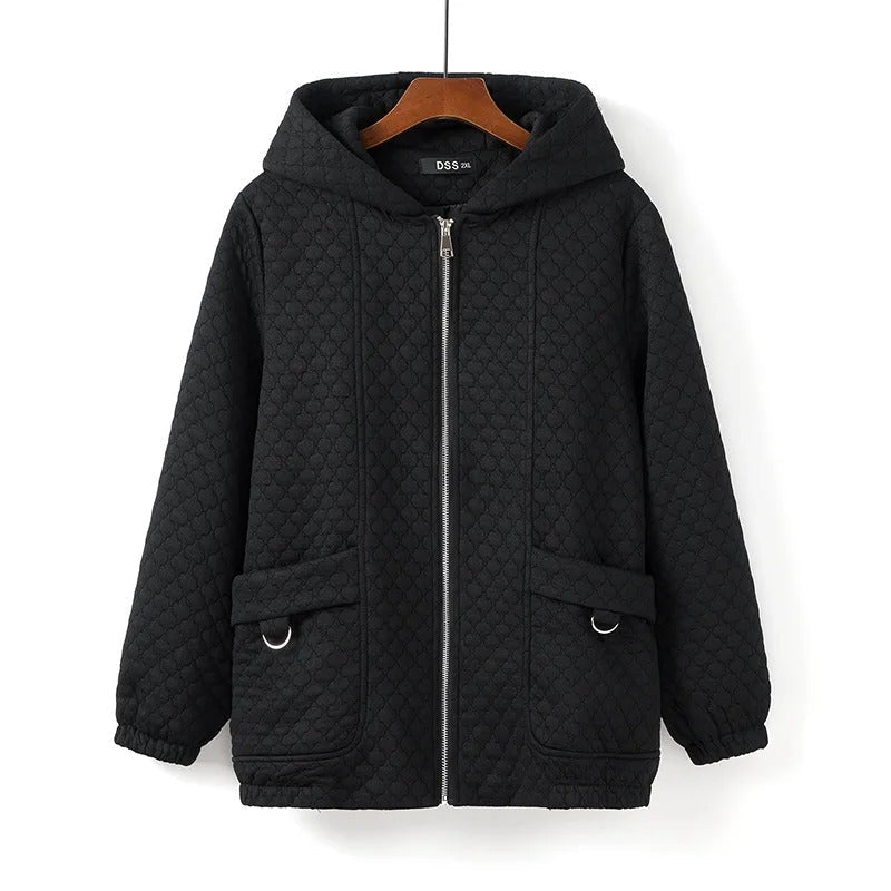Robe d'hiver chaude | Doudoune matelassée à capuche
