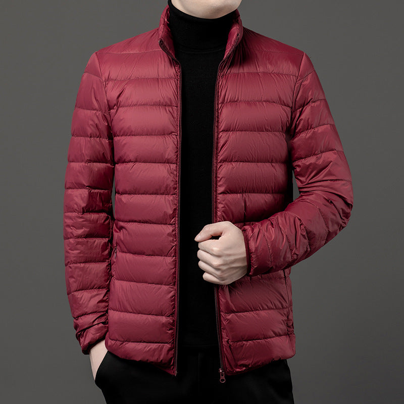 Doudoune légère zippée pour homme