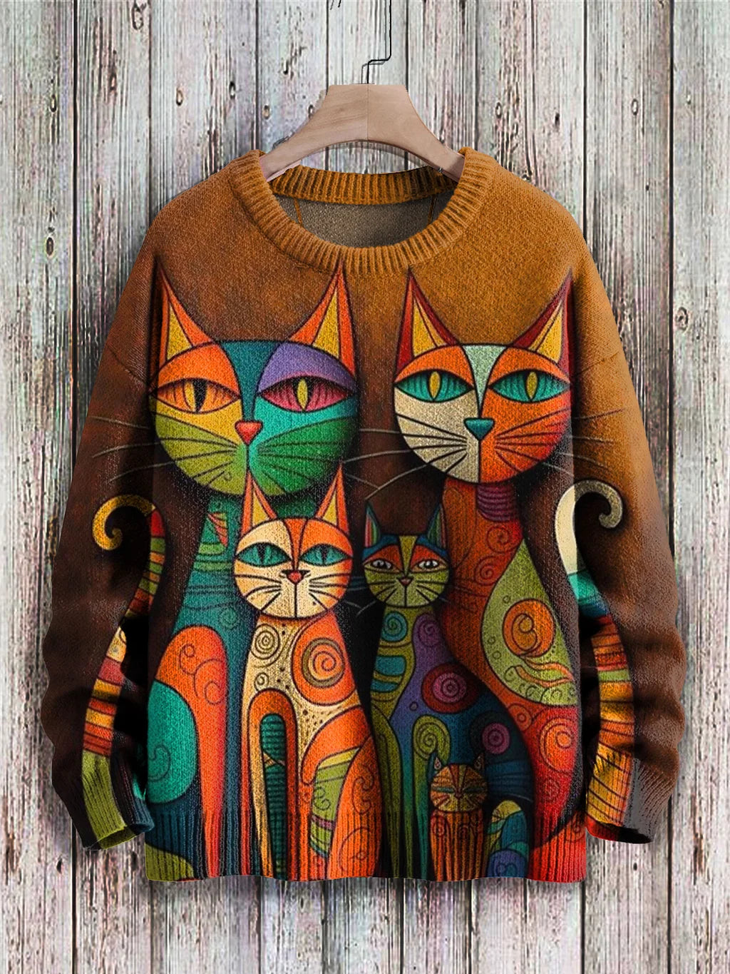 Pull-over Femme Chats Couleurs Vives
