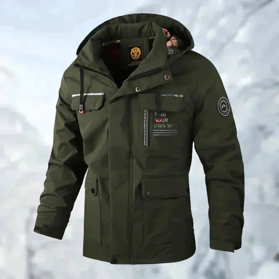 Veste légère pour homme avec fermeture éclair intégrale, style sportif