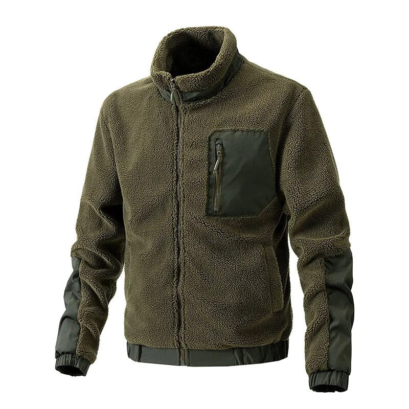 Manteau en laine confortable pour homme - chaud pour l'hiver