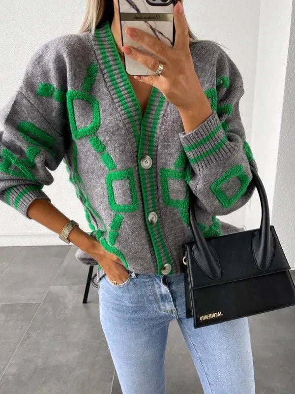Cardigan élégant coupe oversize