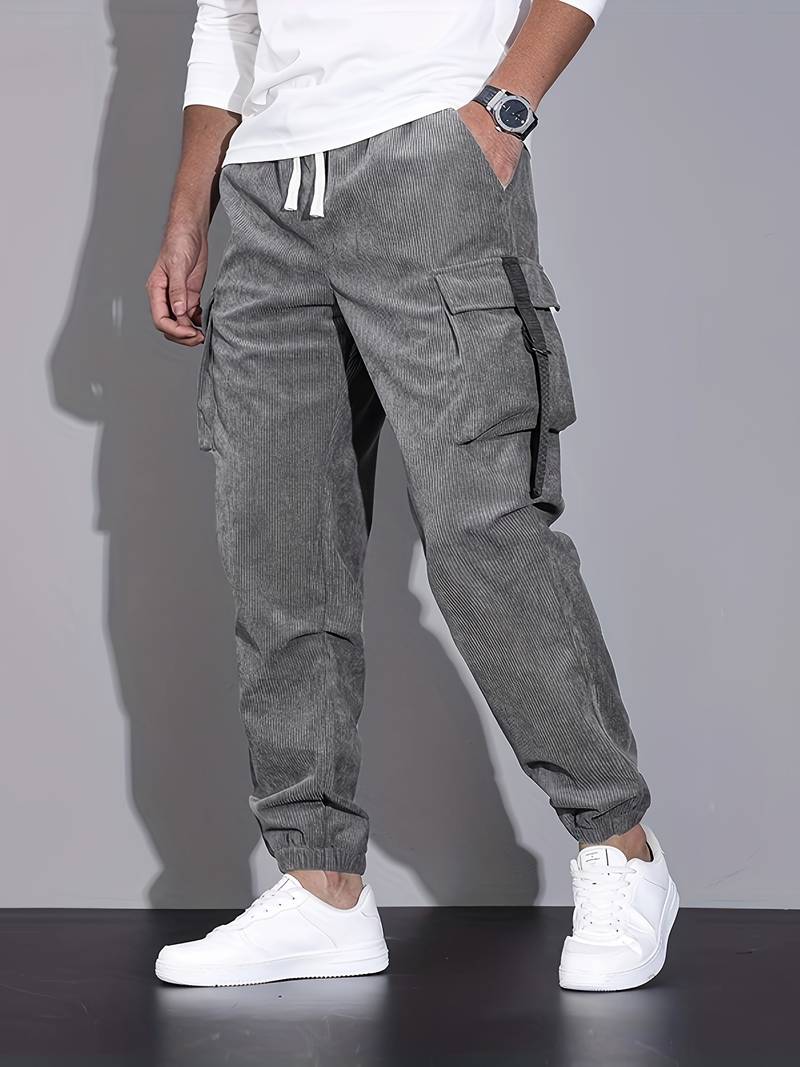 Leroy - Pantalon cargo pour homme confortable style moderne