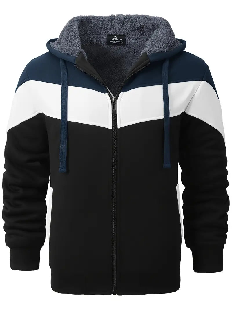Pull Homme Chaud Doublé Capuche