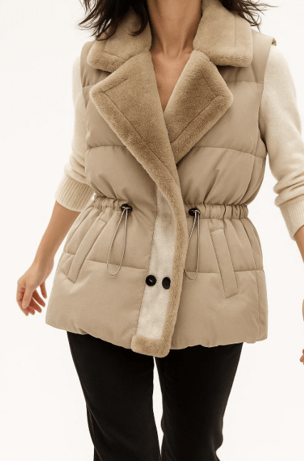 Gilet d'hiver femme Doux Peluche