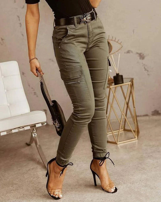Raya | Jean cargo femme confortable