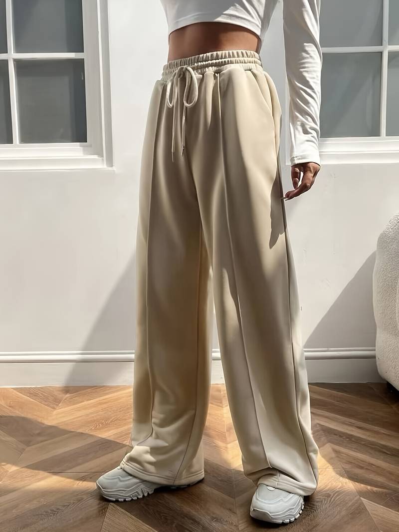Hannah - Pantalon confortable taille haute loisir