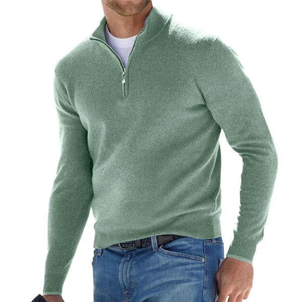 Pull pour homme - Fermeture Éclair - Moderne - Sportif