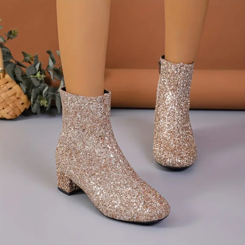 Chaussures femme bottes synthétiques talon moyen