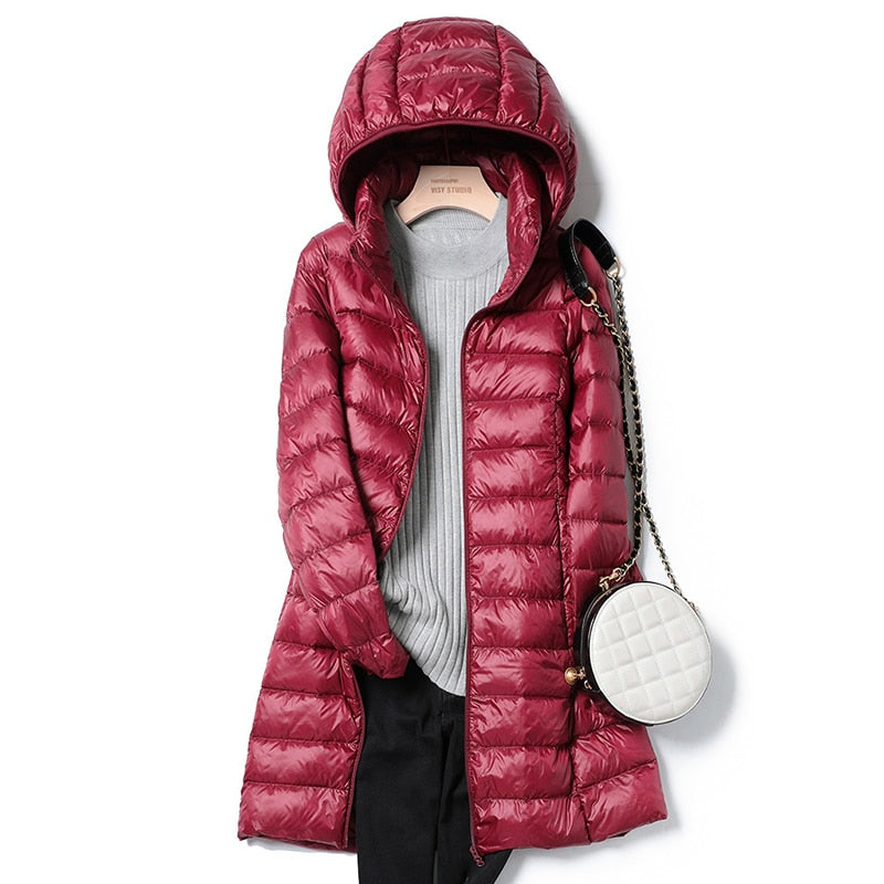 Veste d'hiver élégante pour femme Légère et confortable