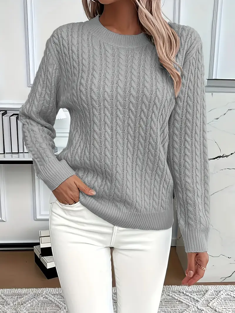 Sweat-shirt doux aspect laine