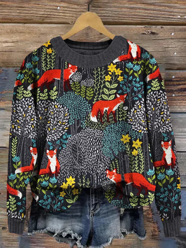Pulls d'automne look vintage