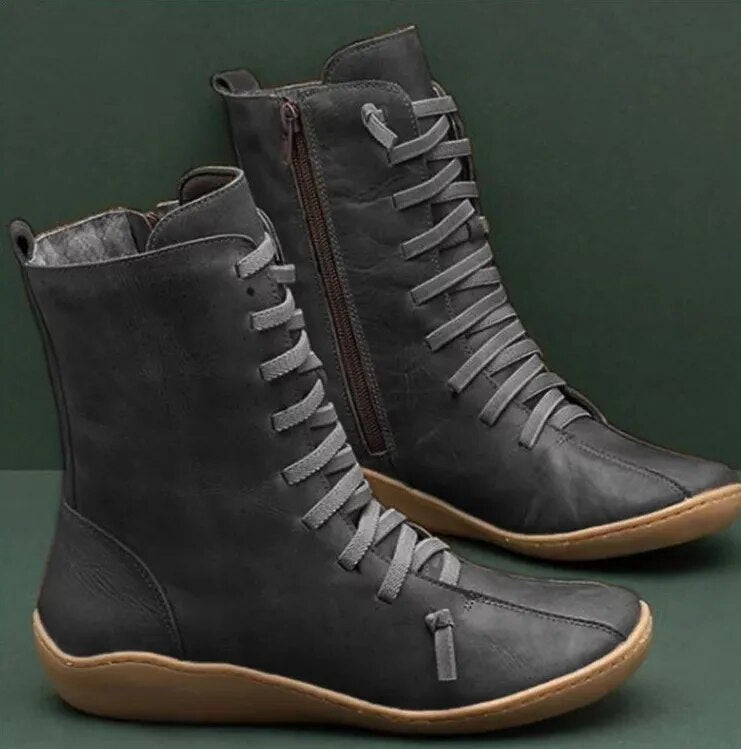 Bottes d'hiver chaudes et isolées pour femmes