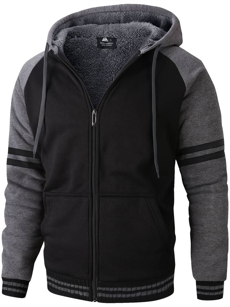 Sweat à capuche thermique chaud et isolant pour hommes