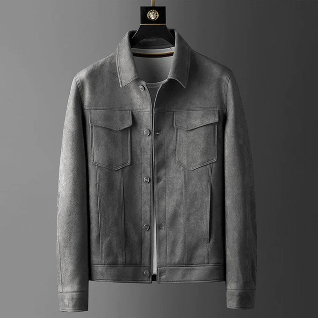 Veste en daim homme coupe-vent et imperméable