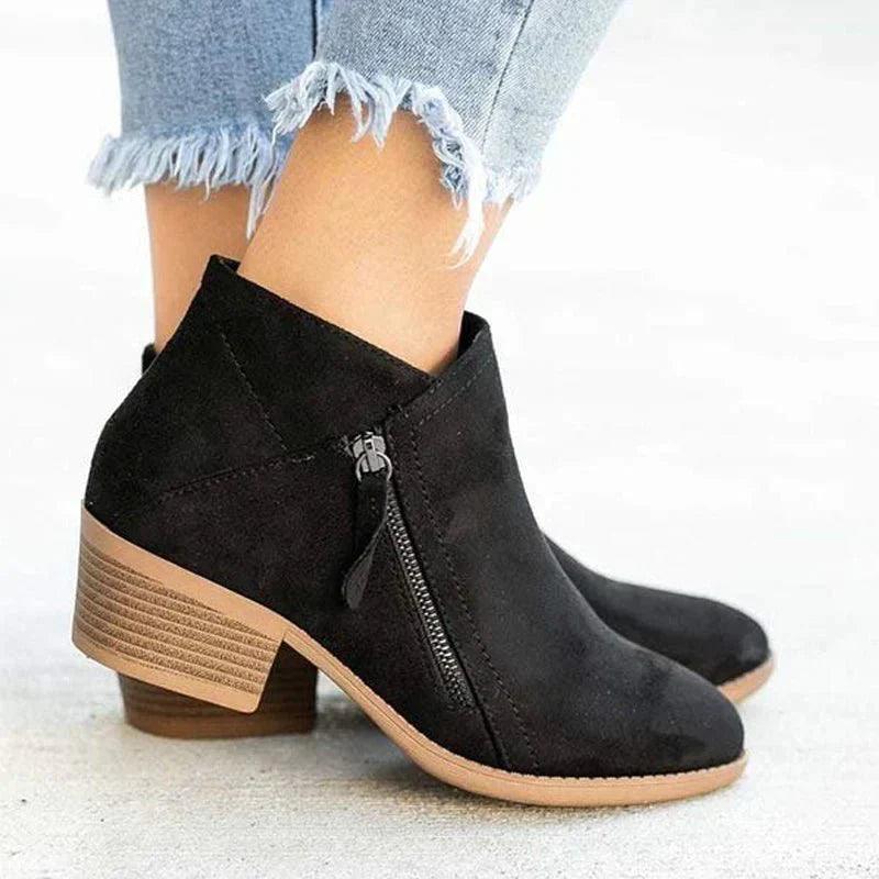 Bottines Femme Confortables Petit Talon