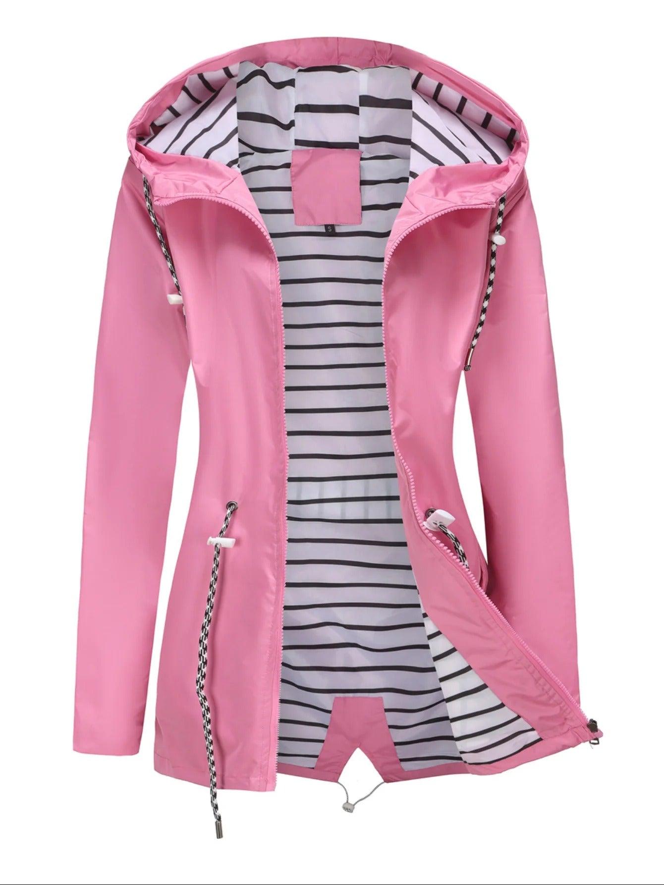 Veste longue imperméable pour l'extérieur
