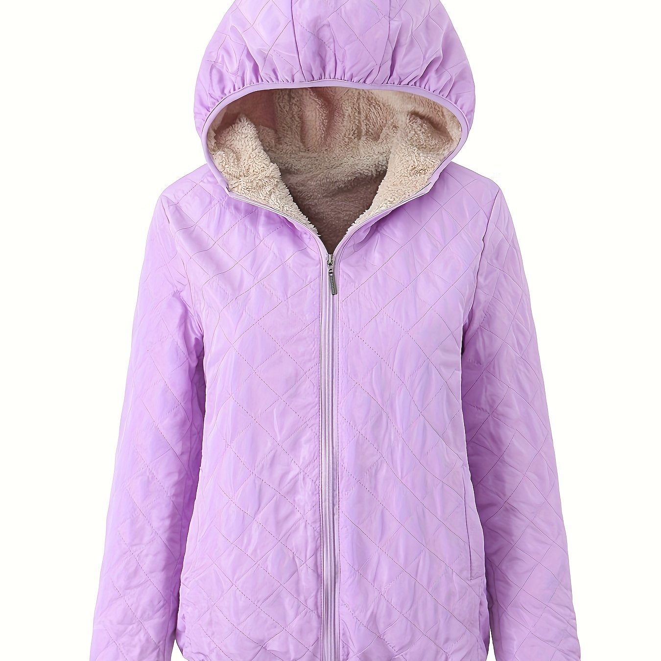 Veste d'hiver chaude rembourrée avec capuche