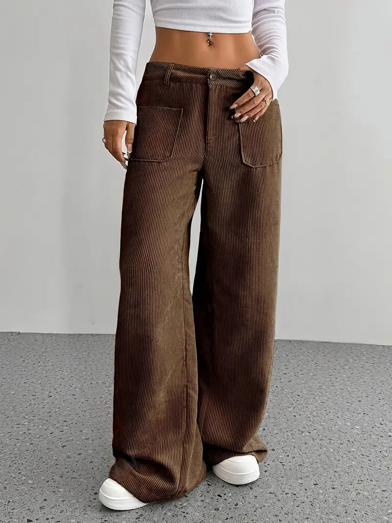 Pantalon femme confortable en coton