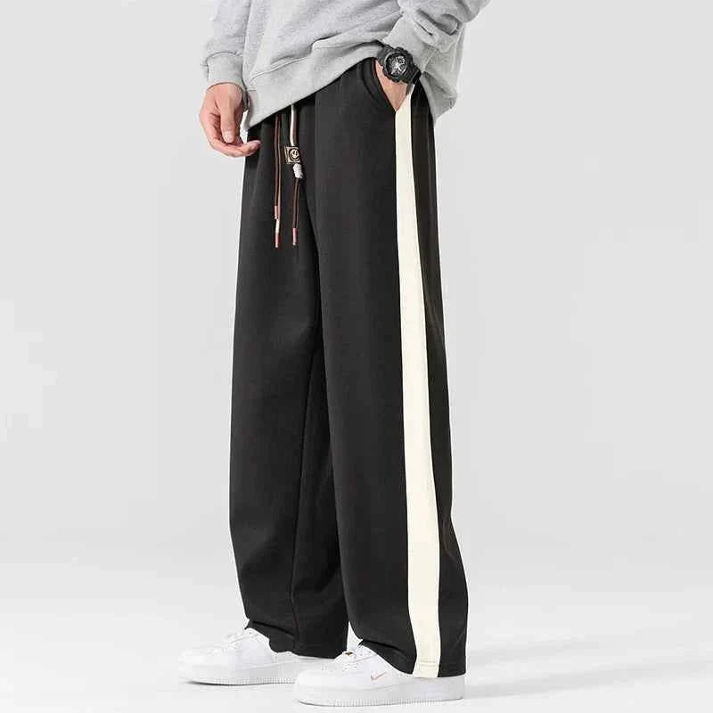 Pantalon de jogging sportif homme avec rayures