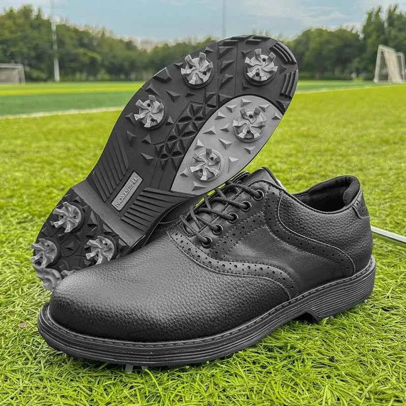 Chaussures de golf homme élégantes noires