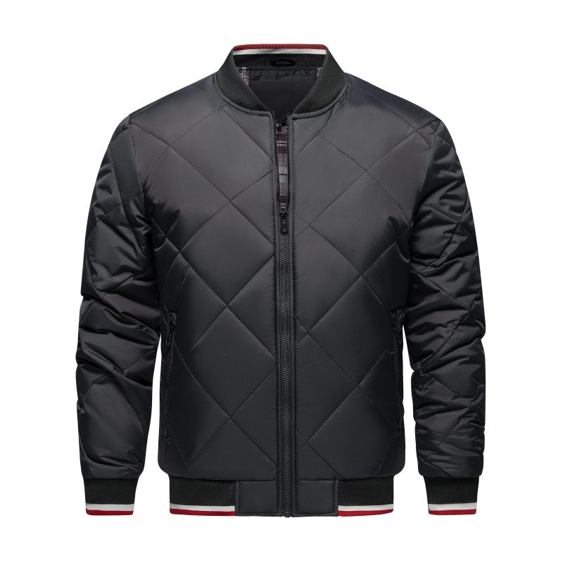 Blouson matelassé losanges homme