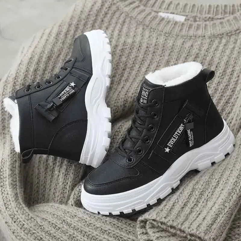 Chaussures femme Bottes d'hiver Hautes Neige