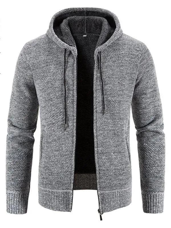 Gilet Cardigan Homme Moderne Fermeture Éclair