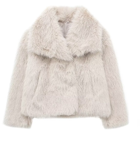 Robe élégante pour femme, beige, chaude, de luxe