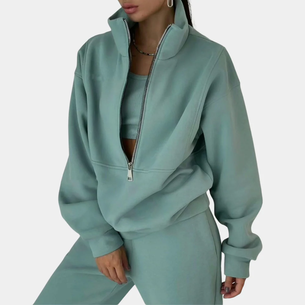 Survêtement confortable Coupe décontractée Coton Pantalon long