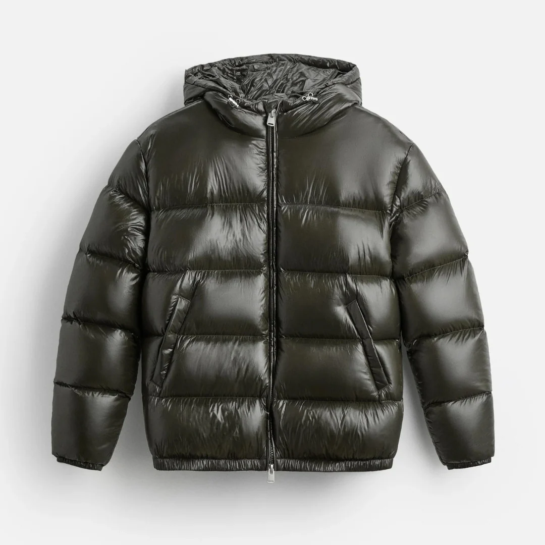 Veste d'hiver matelassée oversize à capuche