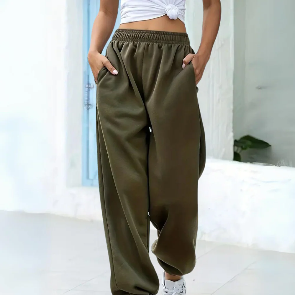 Joggers confortables pour femme avec taille élastiquée