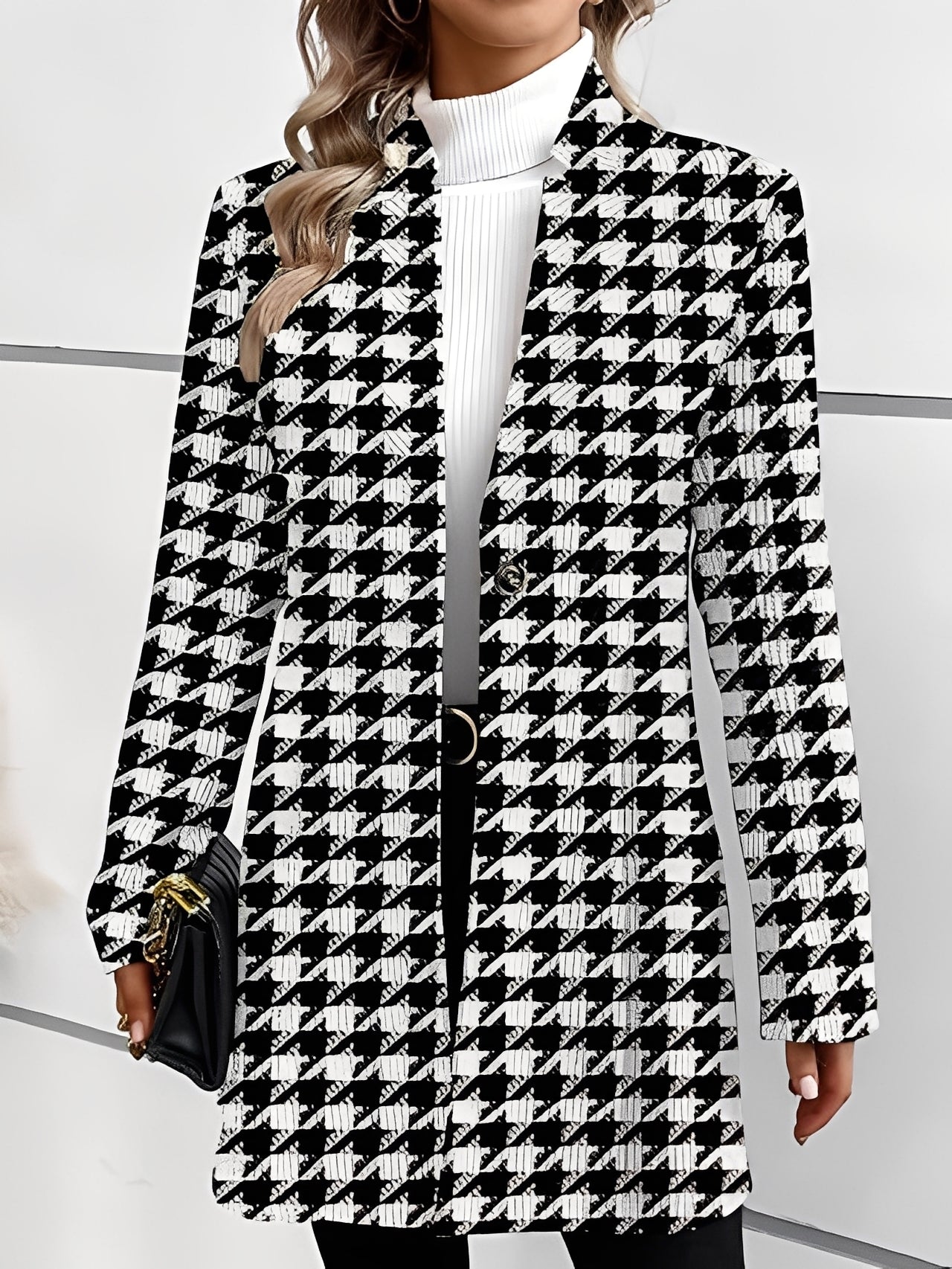 Blazer long élégant femme habillé