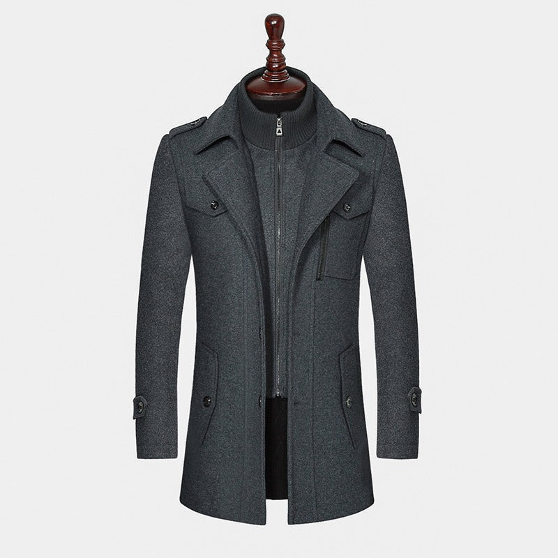 Manteau d'hiver homme style Marlowe