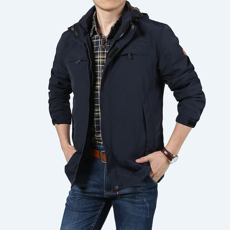 Veste de loisirs pour homme Poches fonctionnelles Outdoor