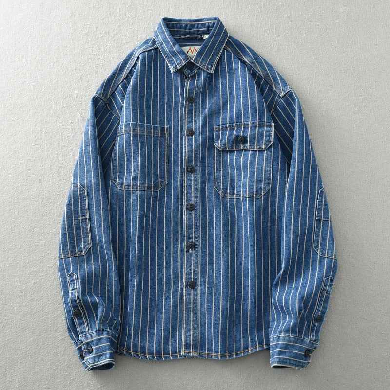 Chemise en jean homme style moderne