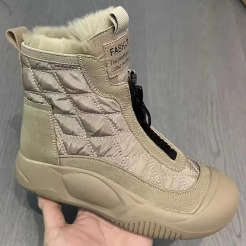 Bottes d'hiver imperméables au design rétro