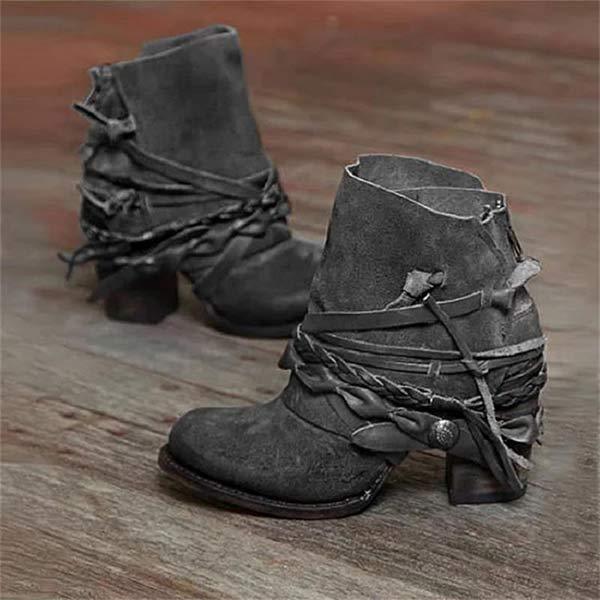 Bottes de vendange élégantes noires