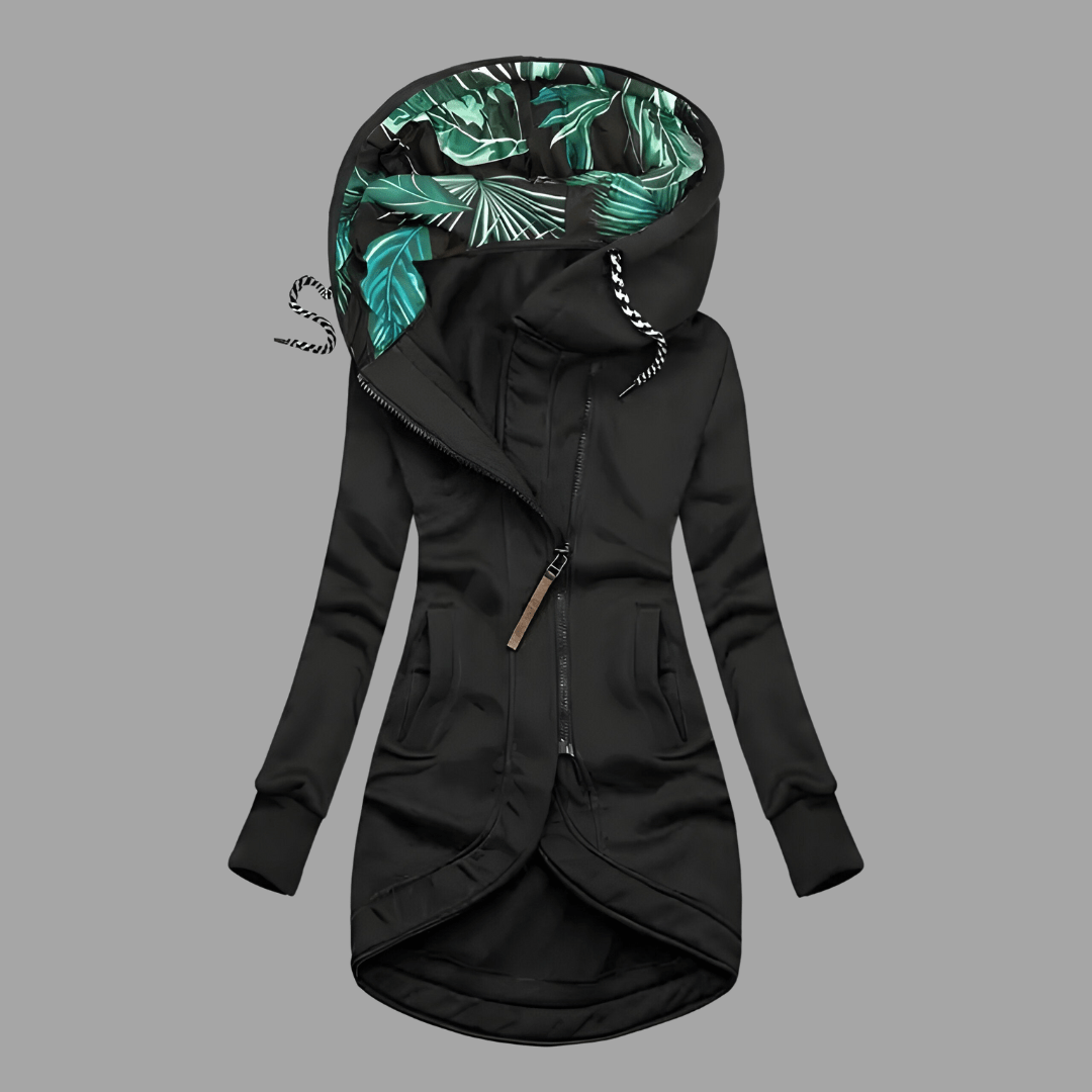 Doudoune d'hiver noire robuste pour femmes