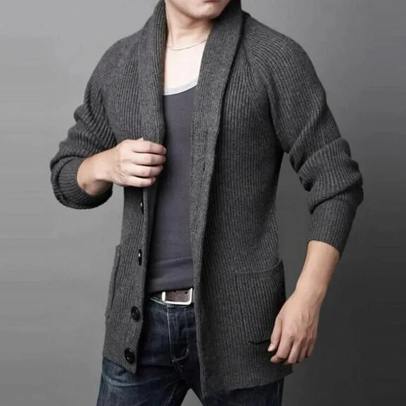 Herren Strickjacke Warm Bequem - IdealeKleiden