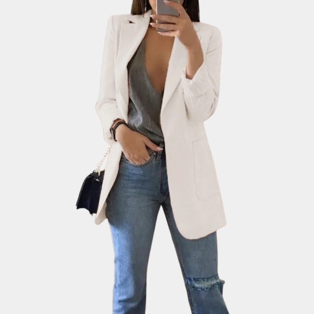 Blazer élégant pour femme, veste d'automne pour femme