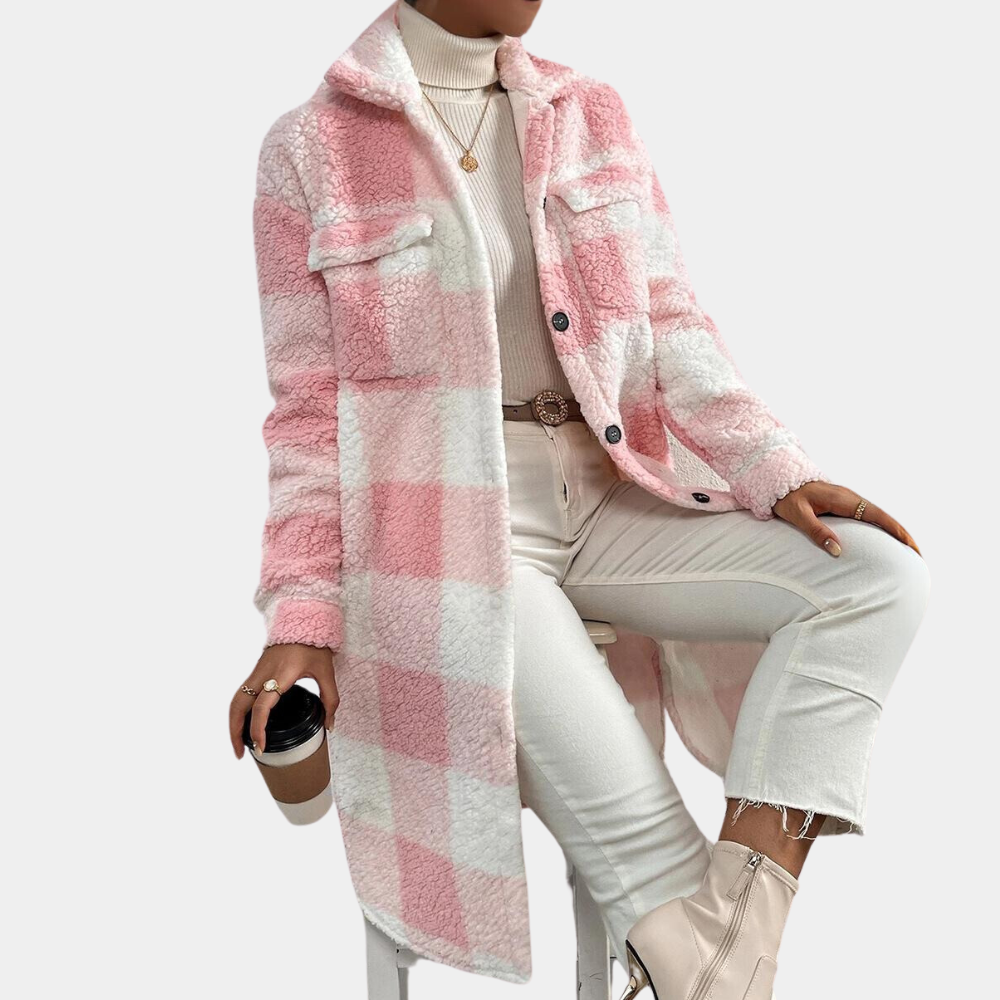 Doudoune femme douillette en teddy