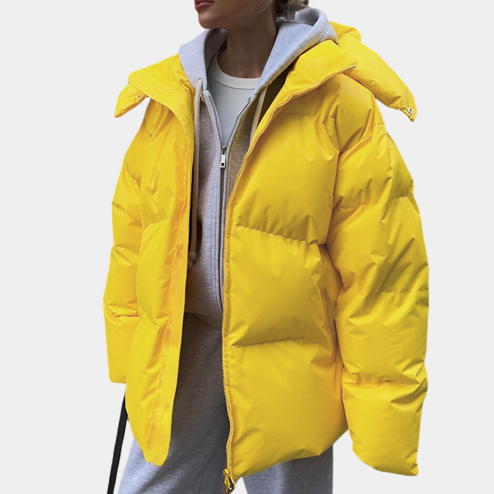 Manteau Femme Maron Élégant Léger