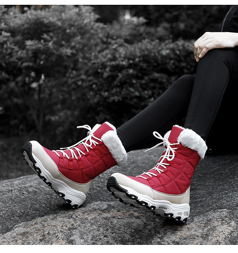 Bottes d'hiver chaudes isolées pour femmes