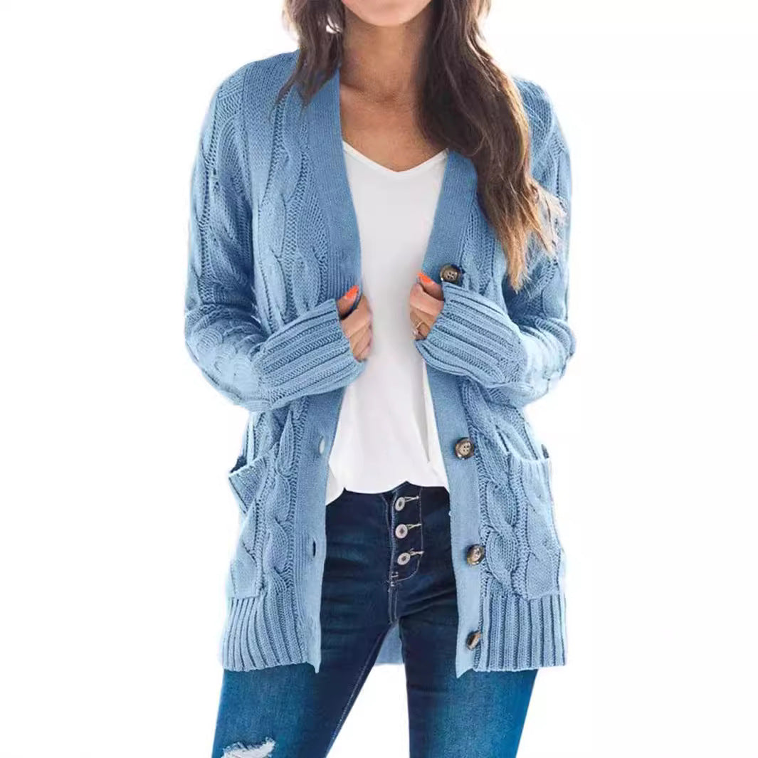 Pull pour femmes manches longues chaud élégant